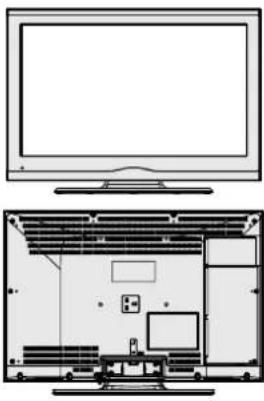 CONTINENTAL EDISON 81HD905V - TV LCD y Botones de Funcionamiento - 1