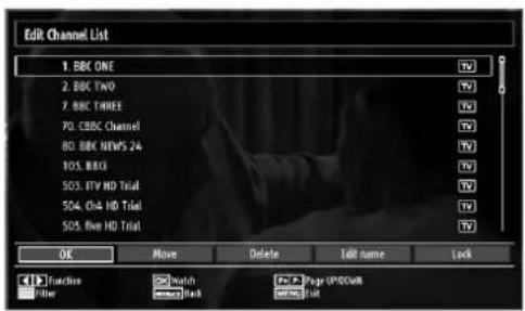 CONTINENTAL EDISON 81HD905V - Managing Stations: Channel List - 2