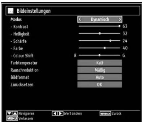 CONTINENTAL EDISON 81HD905V - Bildeinstellungen konfi gurieren - 1