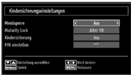 CONTINENTAL EDISON 81HD905V - Jugendschutz - 2