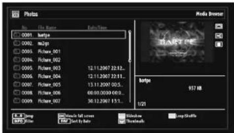 CONTINENTAL EDISON 81HD905V - Viewing Photos via USB - 1