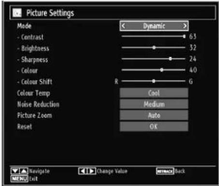 CONTINENTAL EDISON 81HD905V - Configuring Picture Settings - 1