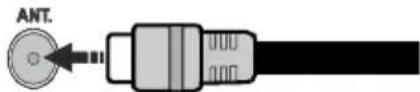 CONTINENTAL EDISON CELED32S0716B3 - Branchement de l'antenne - 1