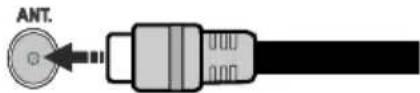 CONTINENTAL EDISON CELED32S0716B3 - Anschluss der Antenne - 1