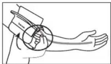 BEURER BM 51 easyClip - Attaching the cuff - 3