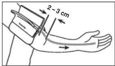 BEURER BM 51 easyClip - Mansetin takilmasi - 2