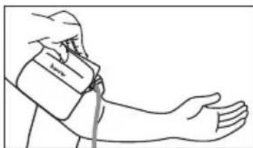 BEURER BM 51 easyClip - Colocacion del brazalete - 1