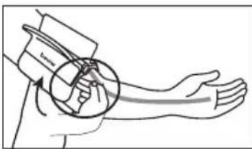 BEURER BM 51 easyClip - Colocacion del brazalete - 3