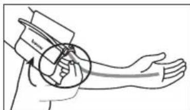 BEURER BM 51 easyClip - Positionner le brassard - 3