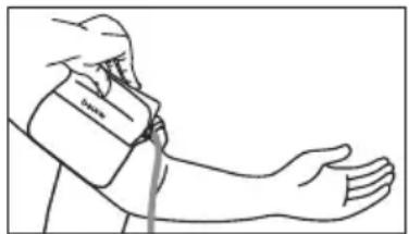 BEURER BM 51 easyClip - Zakladanie mankietu - 1