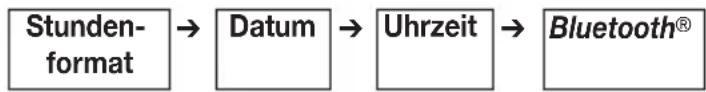 BEURER BC 54 - Einstellungen vornehmen - 1
