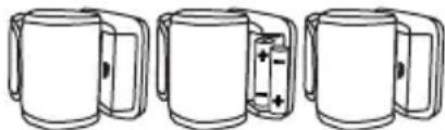 BEURER BC 54 - Messa in funzione Inserimento delle batterie - 1