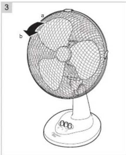 BESTRON DDF27Z - OPERATION - Assembling the fan - 2