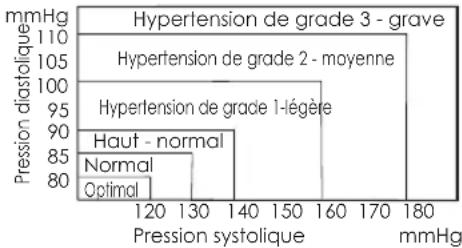 Cresta BPM220 - AFFICHAGE DE LA CLASSIFICATION DE LA TENSION ARTÉRIELLE SELON L'OMS - 1