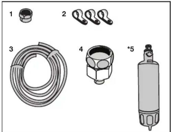 BEKO GNO163040X - Wateraansluiting (Optioneel) - 2