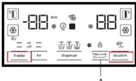 BEKO GNO163040X - Activating water filter change warning - 1