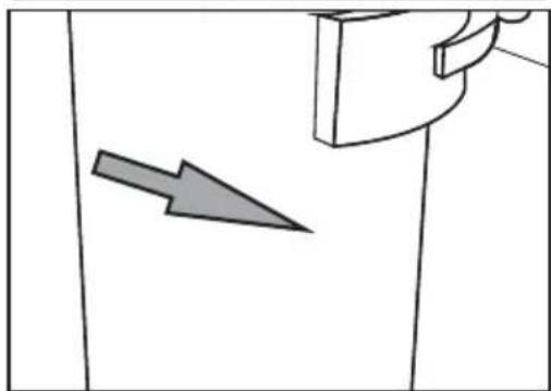 BEKO GNO163040X - 3.9.1.Isorinio filtrtro tvirtinimas prie sienos (pasirinktinis) - 6