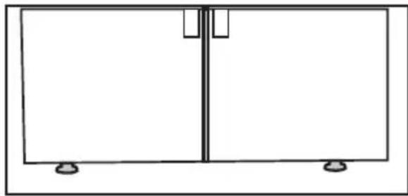 BEKO GNO163040X - De voetjes aanpassen - 1