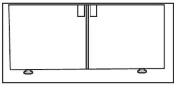BEKO GN162431ZX - Adjusting the stands - 1