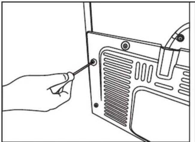 BEKO GN162431ZX - De plastic speeken bevestigen - 1