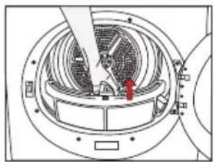 BEKO DS 7432 RXW - Pluisfilter / Binnenkant vuldeur reinigen - 1