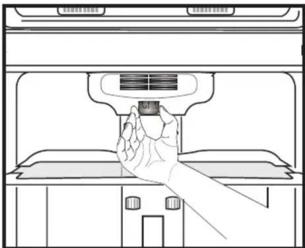 BEKO DN142100 - Fridge compartment temperature setting button - 1