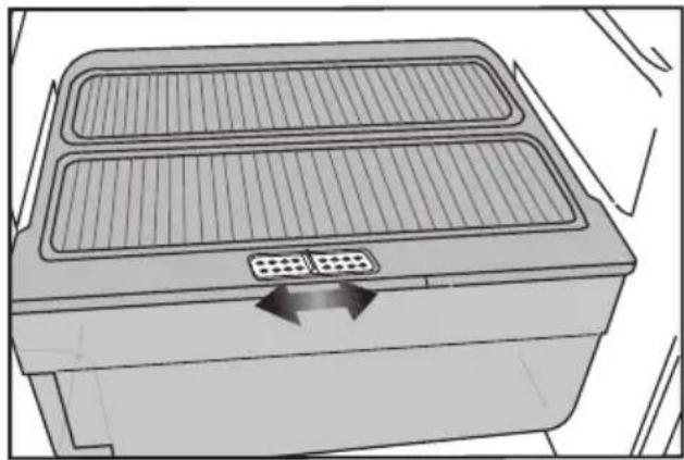 BEKO DN142100 - Crisper humidity control sliders - 1