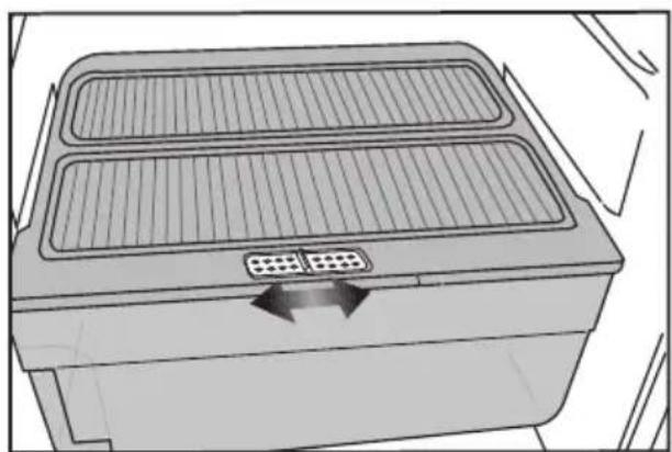 BEKO DN142100 - Pagriežama auglu nodalijuma izmantošana - 1