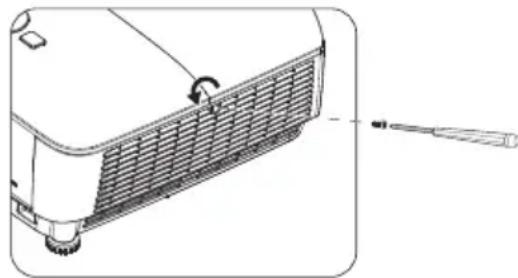 BENQ MS521H - Remplacement de la lampe (POUR PERSONNEL DE SERVICE SEULEMENT) - 2
