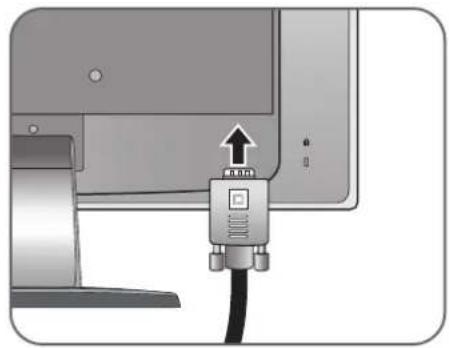 BENQ GL950 - Connectez le cable video. - 4