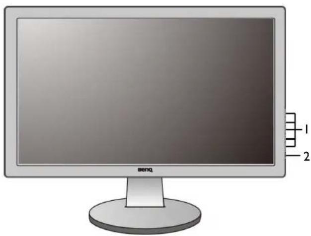 BENQ GL950 - Vue avant - 1