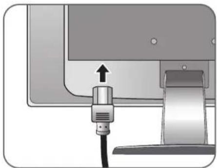 BENQ GL950 - Connectez le cable video. - 12
