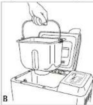 BLACK & DECKER B2500C - Important: Add ingredients to bread pan in the order listed in the recipe. - 1