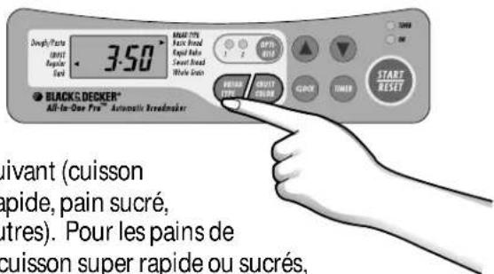BLACK & DECKER B1650 - Utilisation du robot-boulanger - 2