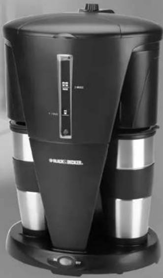 BLACK & DECKER DDCM200 - Cafetière deux tasses - 1