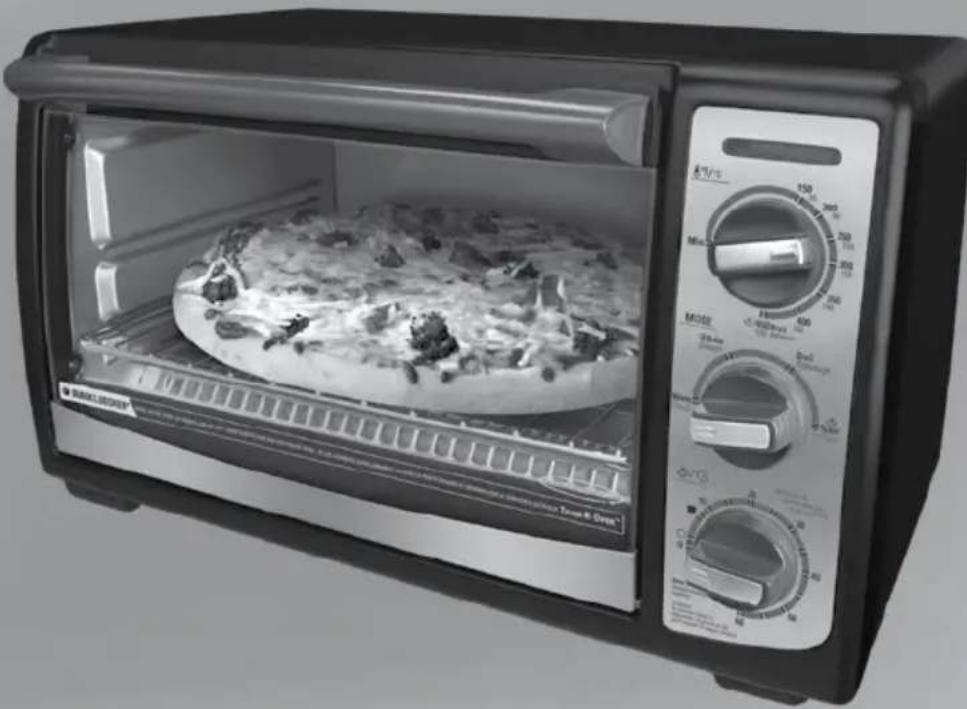 BLACK & DECKER TRO4075BDC - Countertop Convection Oven Four à convection pour le comptoir - 3