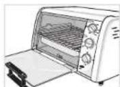 BLACK & DECKER TRO390B - Para asar: - 1