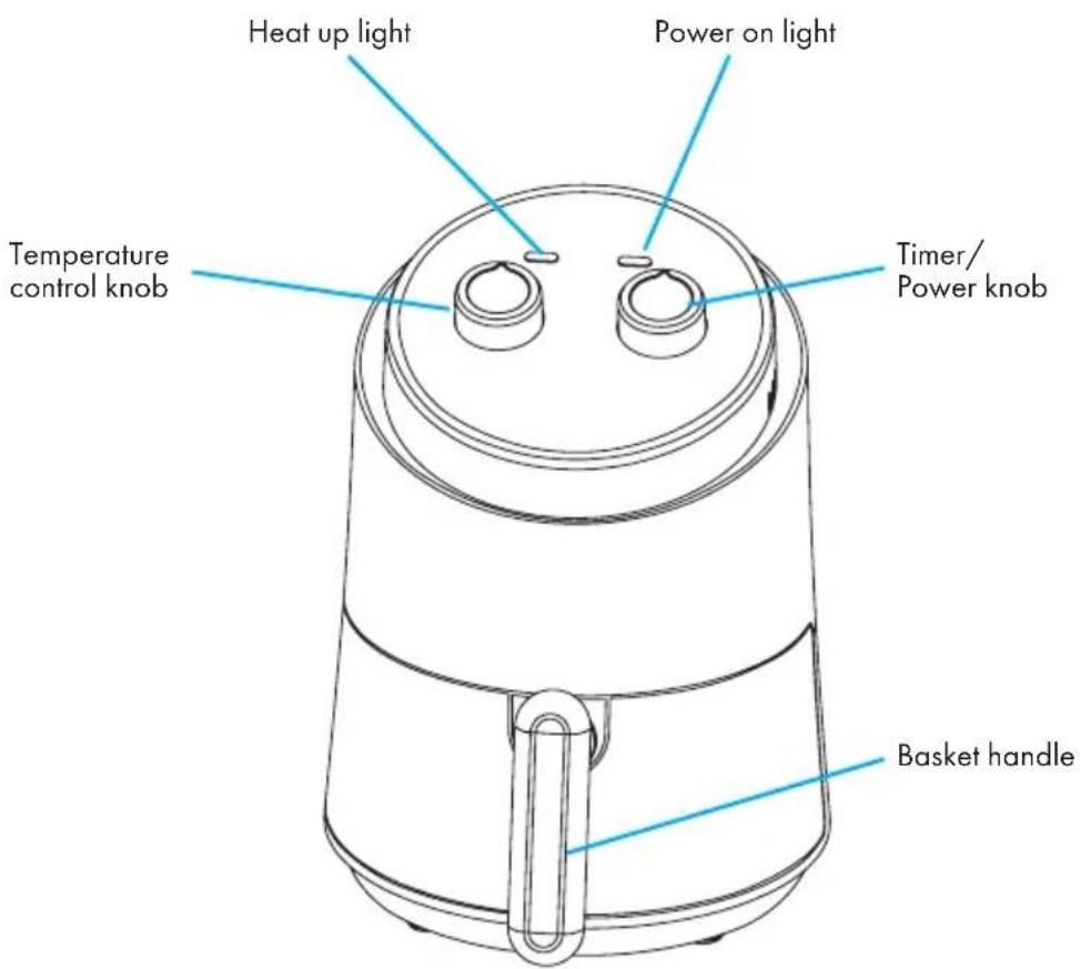 Klarstein Well Air Fry - PRODUCT OVERVIEW - 1