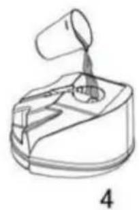 Klarstein 10026364 - Fill water tank: - 3