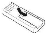 MARANTZ PM10 - Insertion des piles - 1