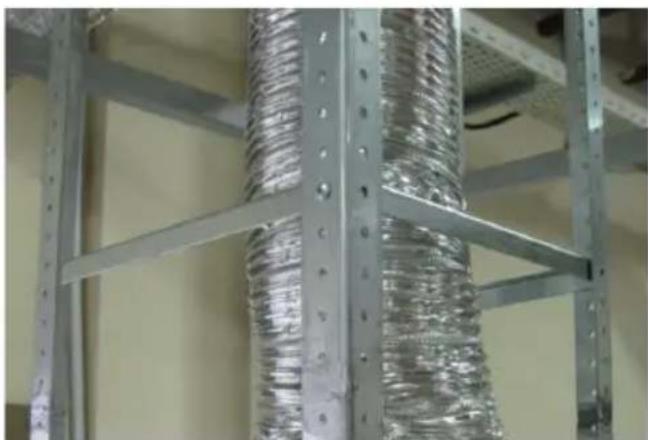 AMICA OWS 952 T - E) Installing Aluminum Flexible Pipe - 1
