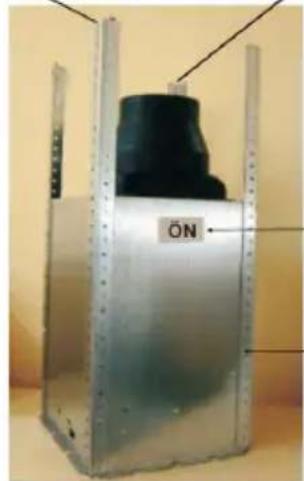 AMICA OWS 952 T - C) Installation of chimneys to motor cabinet: - 3