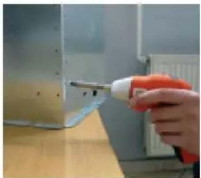 AMICA OWS 952 T - C) Installation des cheminées sur le corps - 1