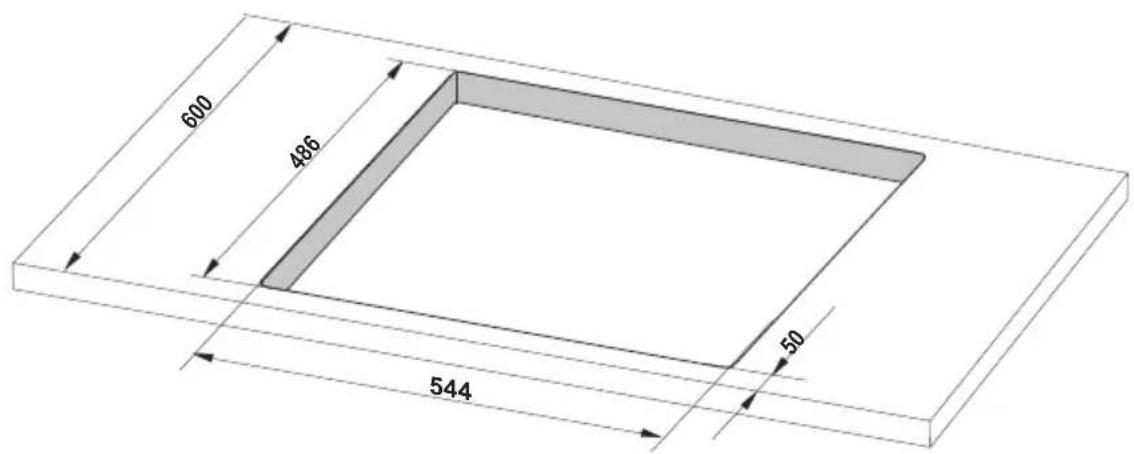 AMICA EC 744 000 C - Montage sur la table du meuble PB*4V*0... - 2