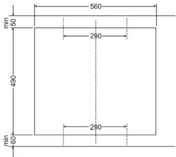 AMICA EC 744 000 C - Montage van de kookplaat in het werkblad van keukenmeubel PG4** - 3