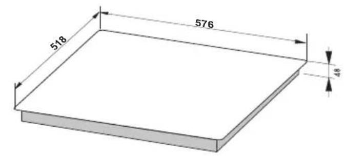 AMICA EC 744 000 C - Instalacija v kuhnjskem pultu PB*4V*0... - 1