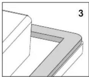 AMICA EC 744 000 C - Assembly of the gasket - 3