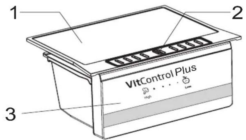 AMICA KGCL 387 050 E - Regulacija nivoja vlažnosti znotraj predala VitControl - 20