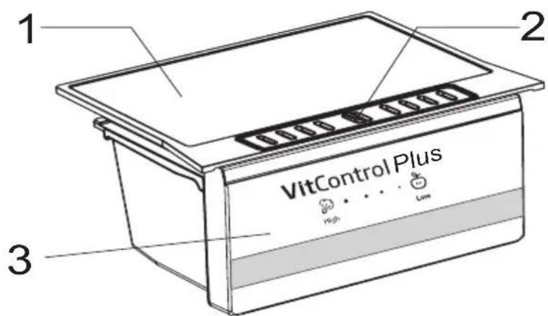 AMICA KGCL 387 050 E - VitControl Plus-Behälter - 1