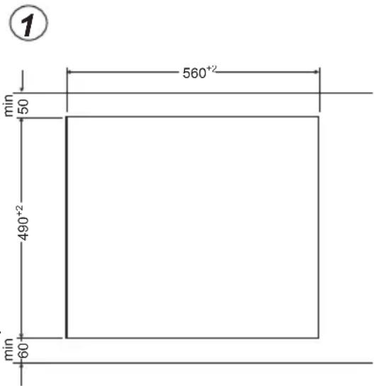 AMICA EC 744 000 E - Montage van de plaat - 1